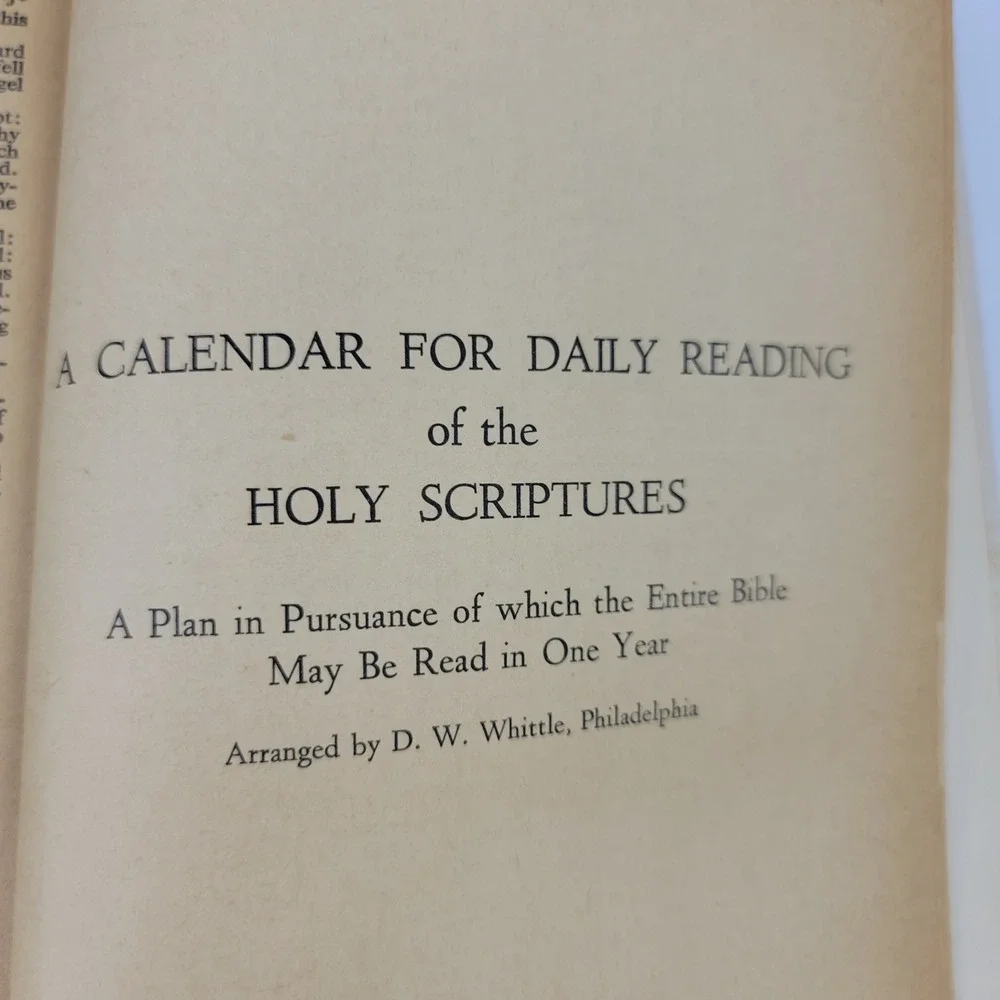 Vintage King James Version Holy Bible Books Inc White Hardcover 1961 KJV